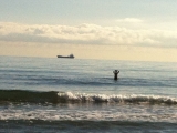 Oleaje con barcos