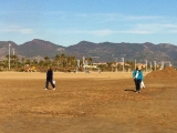 Caminando en la playa