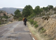 Subiendo por la carretera